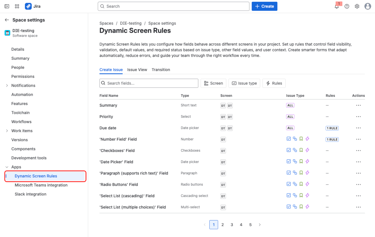 Navigation path to Formify configuration panel in Jira Project Settings
